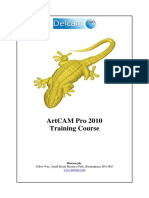 Delcam - ArtCAM Pro 2010 TrainingCourse EN - 2010 PDF