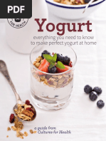 Manufacturing Yogurt And Fermented Milks Pdf Yogurt Dairy