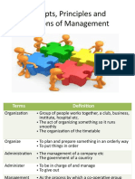1.53 Concepts Principlesa N Dfunctions of Management