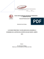 Evasion de Impuestos y Su Influencia en El Desarrollo Economico de Las Mypes PDF