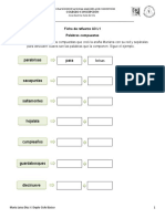 Palabras compuestas: separa y descubre