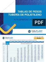 Tablas de Pesos Tubería Hdpe Calplast PDF