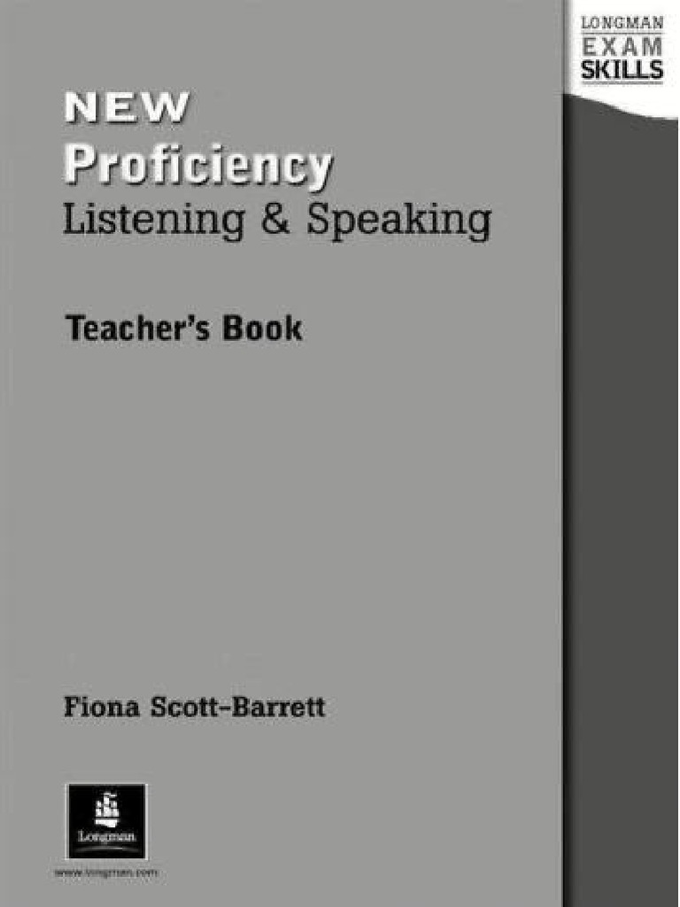Longman Exam Skills Proficiency Listening and Speaking Teacher's