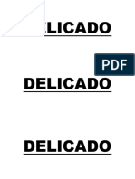 DELICADO