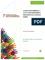 La Educacion Ambiental y Las TIC Como Herramienta Pedagogica