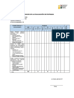 Matriz- Prueba de Entrada