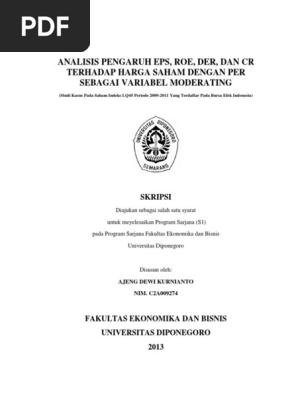 Contoh Skripsi Keuangan Pdf