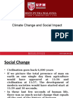 Climate Change Social Impact and Effects