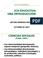 Politica Educativa 231007