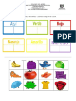 Actividad de Aprendizaje Preescolar Jornada Tarde