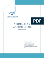 Anormalidad y Normalidad