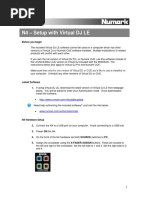 N4 Setup With Virtual DJ LE PDF