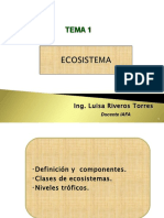 Clase 1-Ecosistemas Definiciones