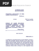 PAFLU-Philippine Association of Free labor Unions vs. Bureau of Labor Relations, G.R. No. L-43760, August 21, 1976, 72 SCRA 396.pdf