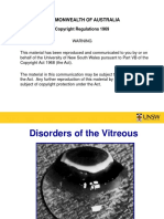Vitreous Disorders S1 2017