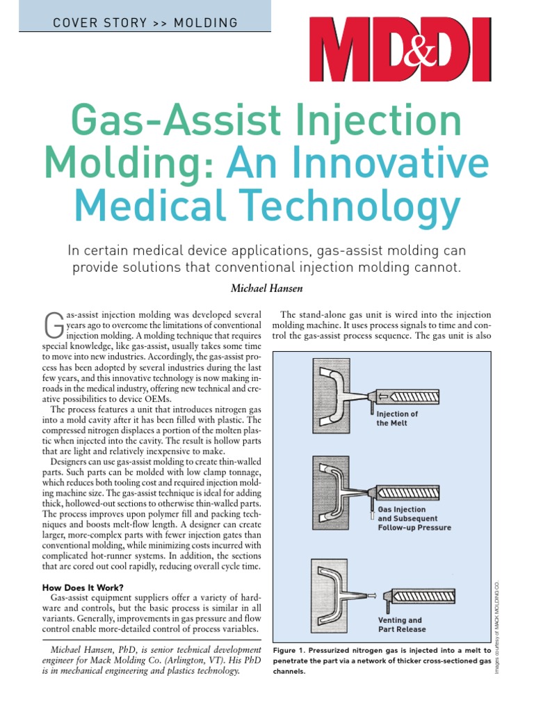 GasAssist_Injection_Molding.pdf Casting (Metalworking) Gases