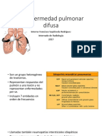 Enf. Pulmonar Difusa - Enfermedad Pulmonar Intersticial TAC