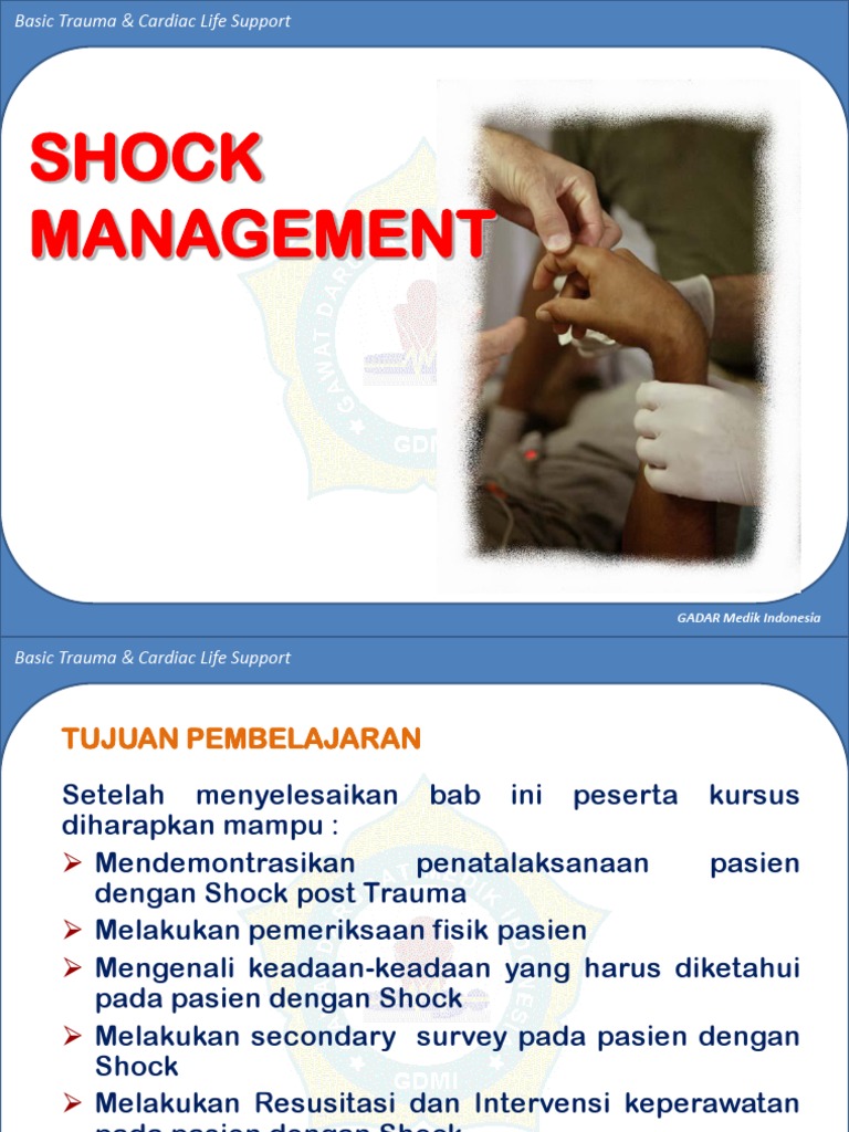 Penanganan Shock Pasca Trauma | PDF