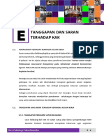 E Tanggapan Terhadap KAK