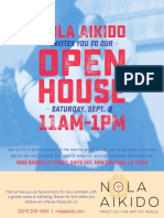 NOLA Aikido Open House Flyer 2017