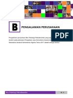 B Pengalaman Perusahaan