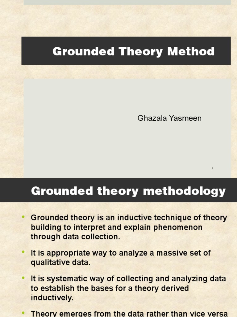 Understanding Grounded Theory Method | PDF | Methodology | Theory