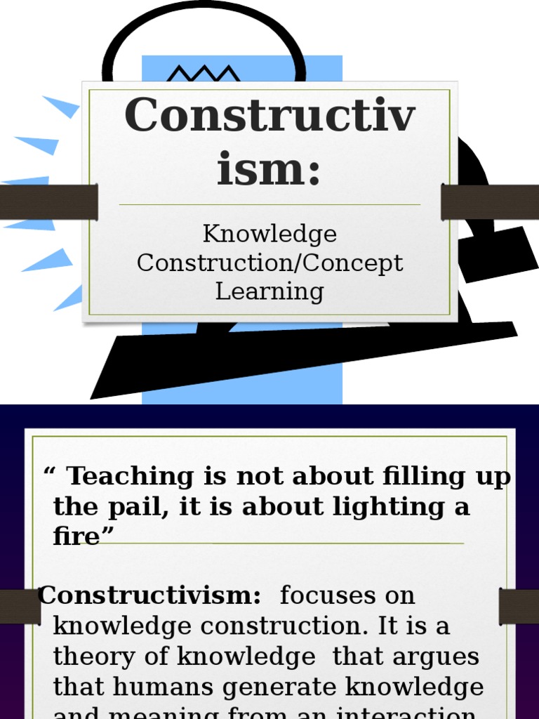 Constructivism Learning Theory & Philosophy of Education visual data 2