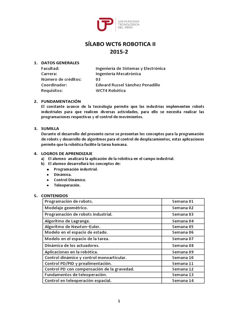 Robotica2 Pdf Pdf Robótica Robot