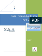 Handhygiene Manual Audit Tool