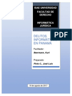 DELITOS INFORMÁTICOS EN PANAMÁ Pinto J.L PDF