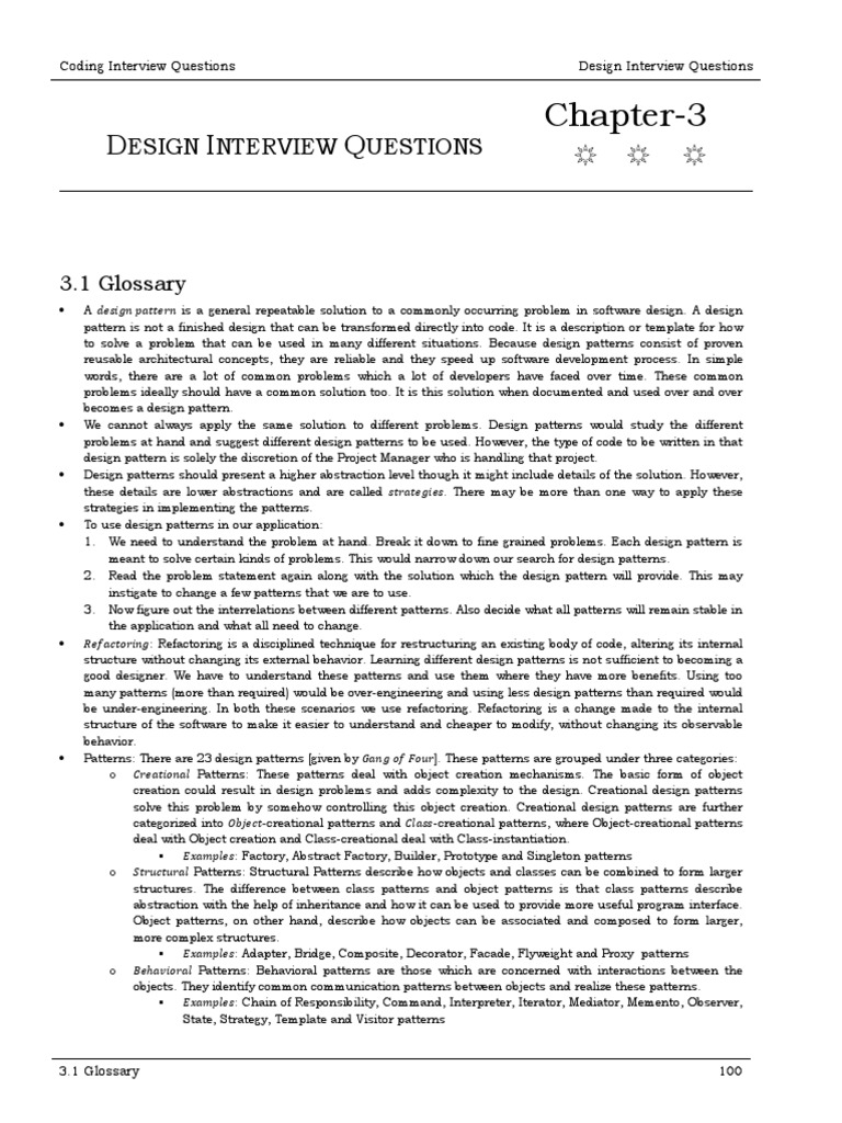 Coding Interview Questions | PDF | Class (Computer Programming ...