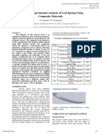 Ijert Ijert: Design and Experimental Analysis of Leaf Spring Using Composite Materials