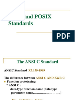 Unix and Posix Standards