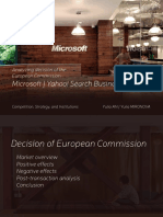 Analyzing the European Commission's Decision on the Microsoft-Yahoo Search Business