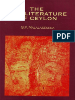 The Pali Literature of Ceylon