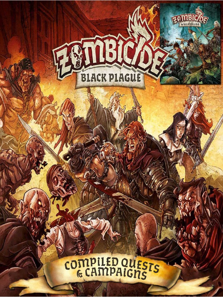 Zombicide Black Plague Compiled Quests & Campaigns Leisure
