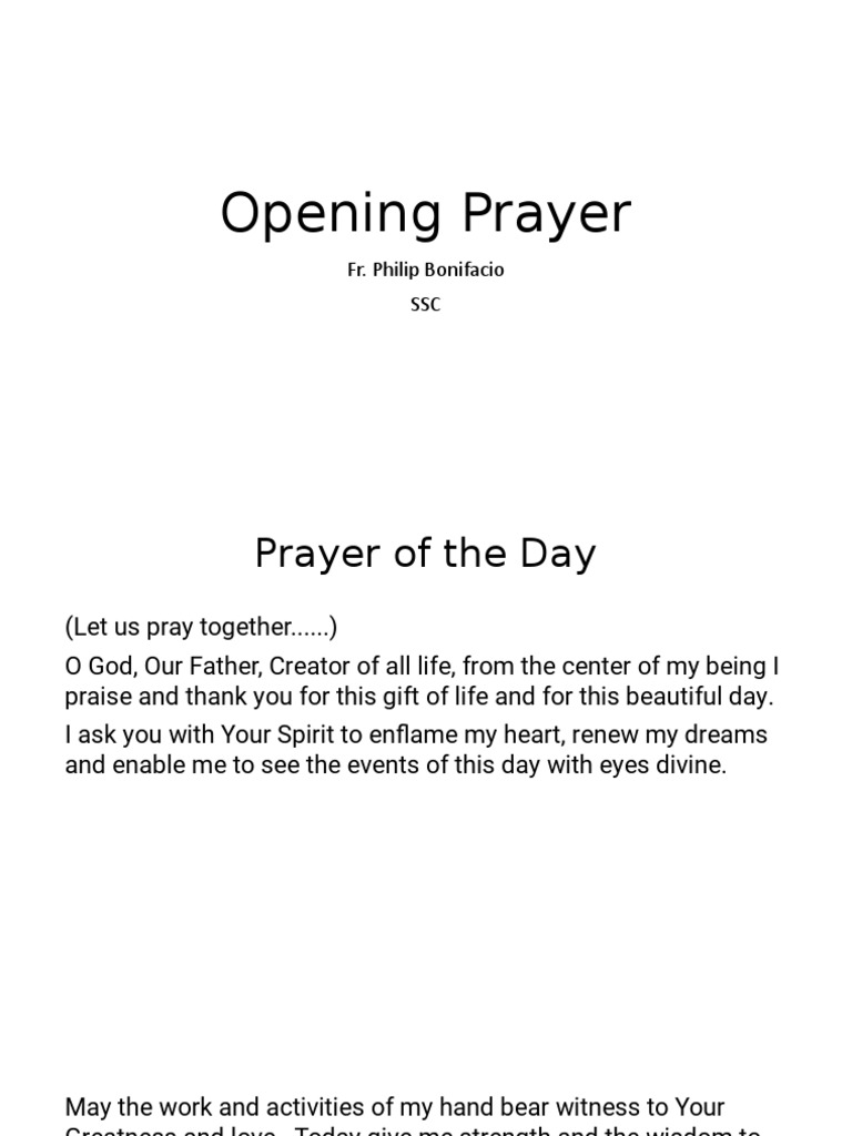 Daily Prayer for Strength and Wisdom | PDF | Wellness | Religion ...