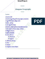 Complete Telangana Geography Material PDF in Telugu