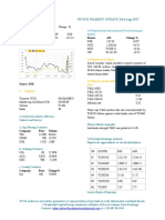 Market Update 23rd August 2017