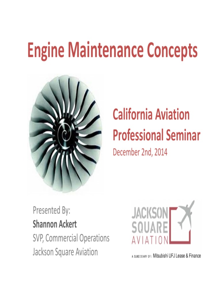 Engine MaintenanceConceptsPresentation PDF | PDF | Turbine | Machines