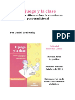 El Juego y La Clase. Ensayo. Brailovsky PDF
