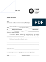 Cerere Transfer Rezidenti PDF