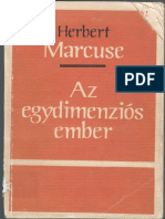 Herbert Marcuse - Az Egydimenziós Ember PDF