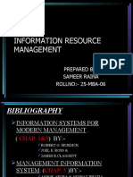 Information Resource Management