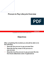 1. Procure to Pay Overview
