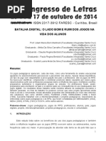 Batalha Digital o Lado Bom e Ruim Dos Jogos Na Vida Dos Alunos