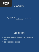 Anatomy Review Skin Anatomical Terms Of Location