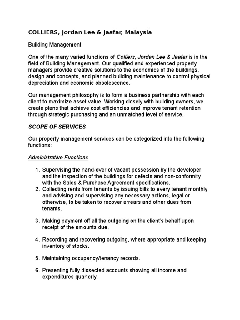 Building Management Rate | PDF | Property Tax | Leasehold Estate