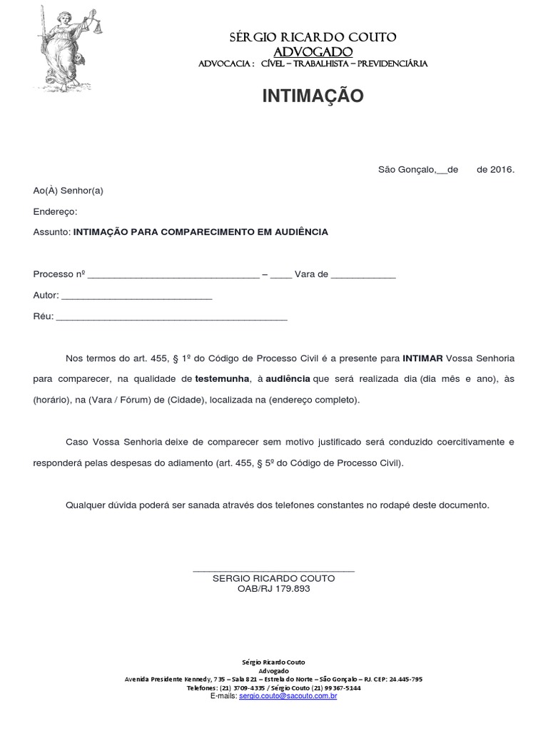 O Que Significa Certidão De Remessa Da Intimação