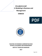 Silabus MM6061 Modelling in Business and Management EMBA54 PDF